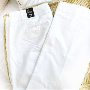The Limited SZ 16 White Drew Pant